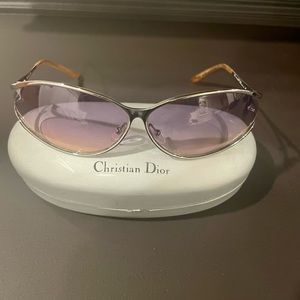 Christian Dior purple lense sunglasses